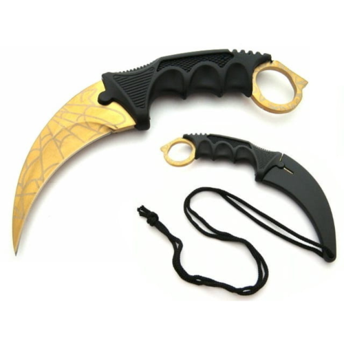 NO-0016_NOŽ KARAMBIT GOLDEN WEB6