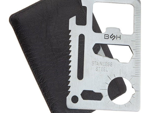 VEČNAMENSKO ORODJE KARTICA – 11v1 MULTITOOL ZA DENARNICO (JEKLO)