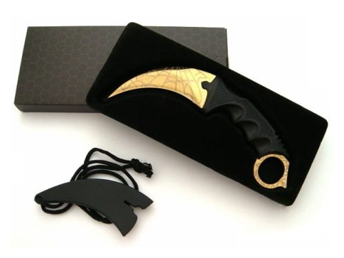 NO-0016_NOŽ KARAMBIT GOLDEN WEB7