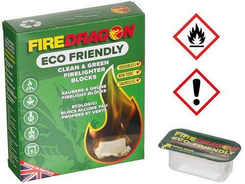 FireDragon Varni trdi ognjenik - ekološko gorivo za outdoor