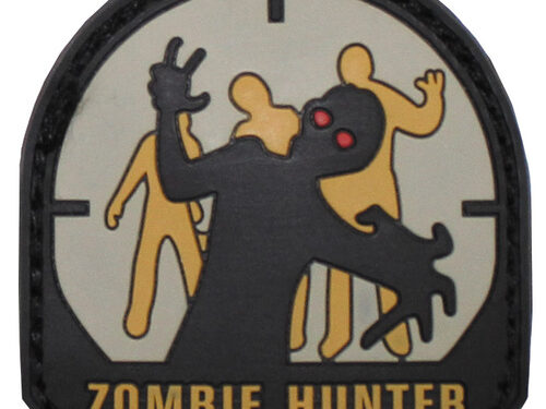 VELCRO NAŠITEK – ZOMBIE HUNTER (3D)