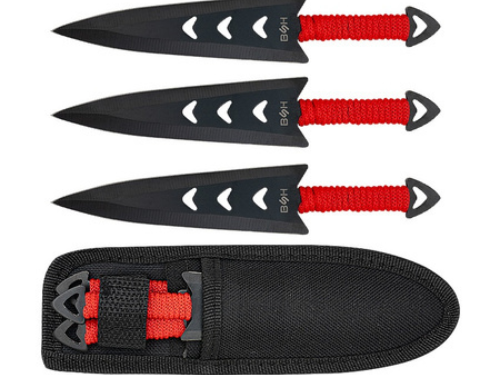 SET ZA METANJE NOŽEV BLADE FLARE – 3 DELNI KOMPLET Z ETUIJEM
