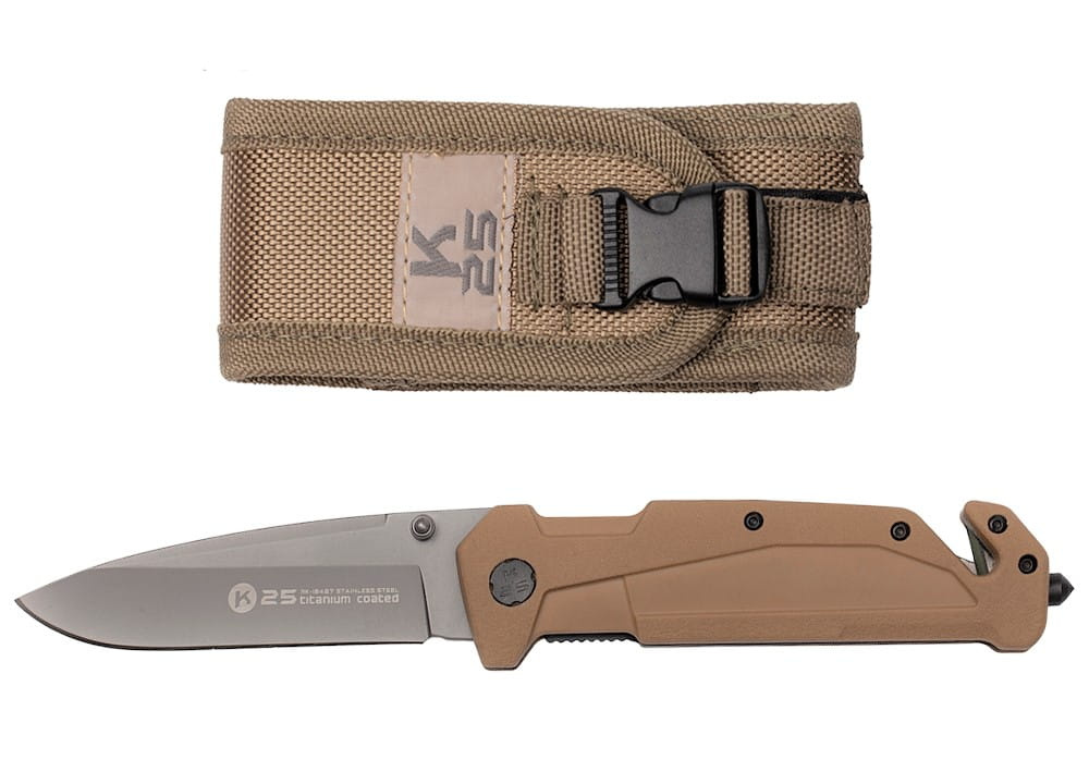 REŠEVALNI NOŽ K25 – ZLOŽLJIV TAKTIČNI NOŽ