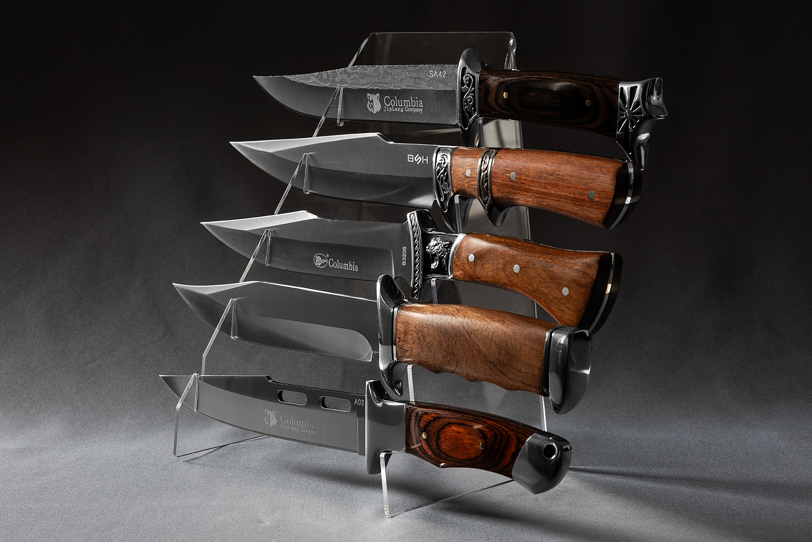 Alternative view of STOJALO ZA NOŽE – S1 – DISPLAY ZA 5 NOŽEV