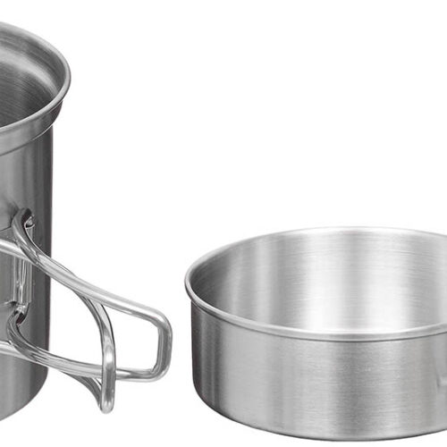 INOX SET ZA KAMPIRANJE – LONEC IN PONEV