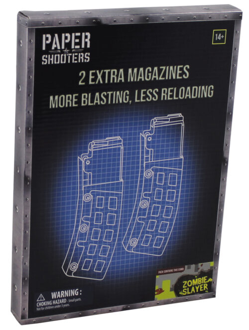 PAPER SHOOTERS "ZOMBIE" – DODATNA NABOJNIKA (2 KOS)