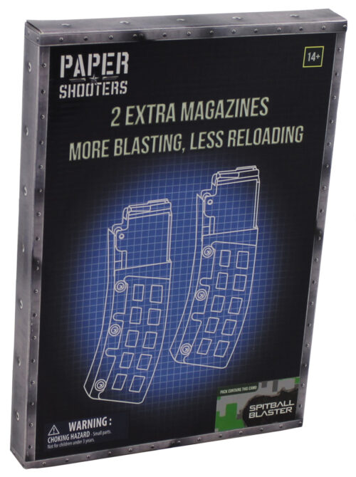 PAPER SHOOTERS "GREEN SPIT" – DODATNA NABOJNIKA (2 KOS)