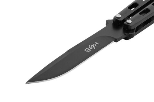 Alternative view of BUTTERFLY NOŽ BLACK EDITION – BALISONG IZ JEKLA 420
