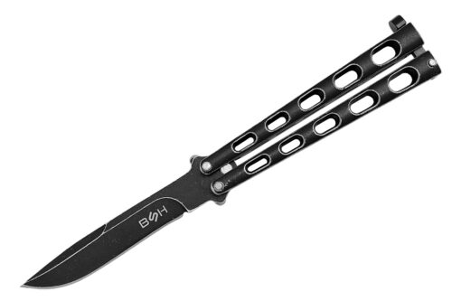 BUTTERFLY NOŽ STONEWASH – BALISONG IZ JEKLA 440