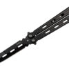 BUTTERFLY NOŽ FLIPPER BLACK – BALISONG IZ JEKLA 420