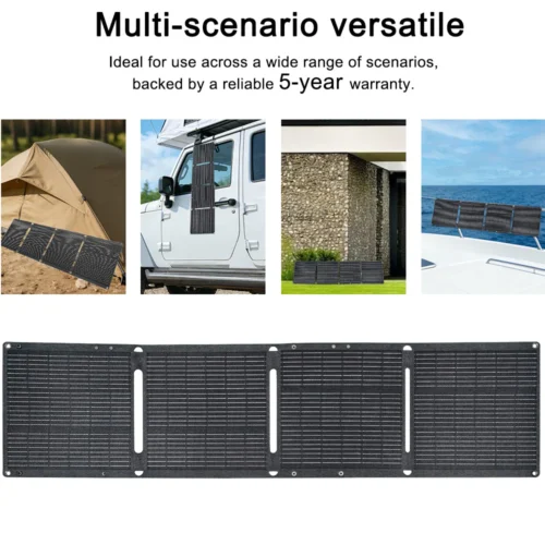Alternative view of 60 W VODOODPORNI ZLOŽLJIVI SOLARNI PANEL – USB, USB-C IN DC IZHOD