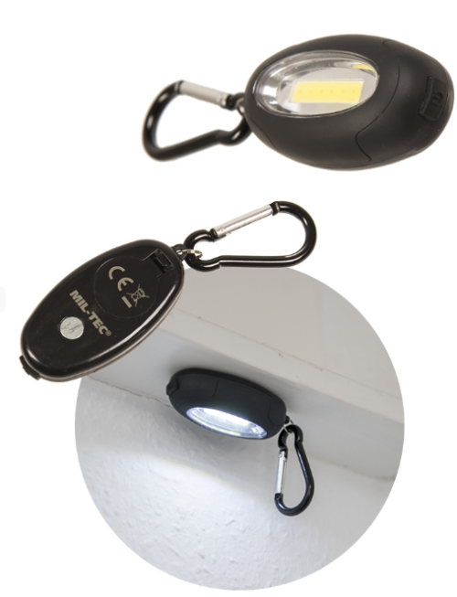 Alternative view of MINI LED SVETILKA ZA KLJUČE 80 LM – S KOVINSKIM KARABINOM IN MAGNETOM