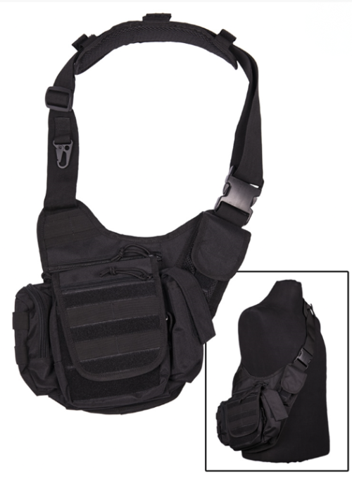 MIL-TEC® TAKTIČNA EDC SLING TORBICA – ČRNA