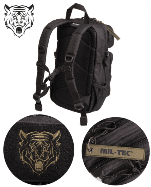 Alternative view of MIL-TEC® OTROŠKI TAKTIČNI NAHRBTNIK US ASSAULT PACK 14 L – ČRN