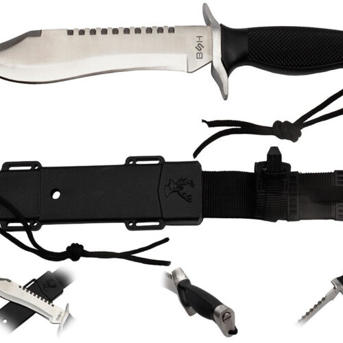 TAKTIČNI NOŽ BSH ADVENTURE N-318 RAMBO – BOWIE RECURVE S TORBICO