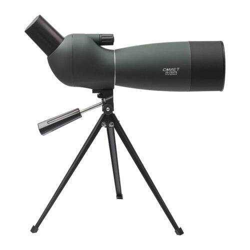 OPAZOVALNI TELESKOP COMET 25–75×70 – BAK-4 OPTIKA, ZOOM IN NAMIZNI STATIV