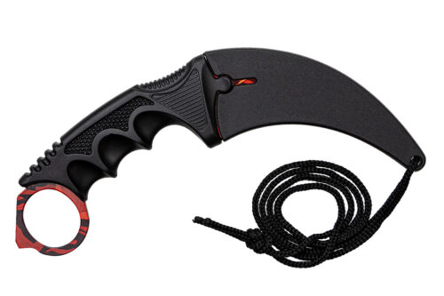 Alternative view of KARAMBIT CS:GO INFERNO – TAKTIČNI NOŽ Z OGNJENIM DIZAJNOM IN ETUIJEM