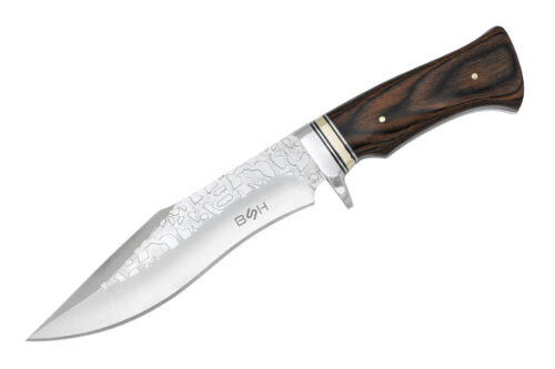 LOVSKI NOŽ BSH ADVENTURE FORGED WOOD – 31 CM, 440 JEKLO IN LESEN ROČAJ