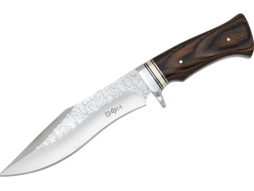 LOVSKI NOŽ BSH ADVENTURE FORGED WOOD – 31 CM, 440 JEKLO IN LESEN ROČAJ