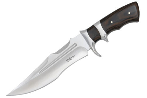 LOVSKI NOŽ BSH ADVENTURE CLASSIC EDGE – 31 CM, 440 JEKLO IN LESEN ROČAJ