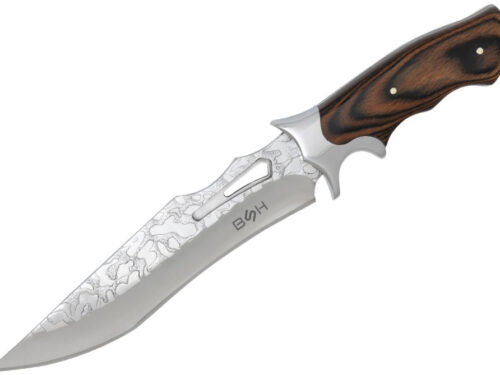 LOVSKI NOŽ BSH ADVENTURE BOWIE NOBLE – 31 CM, 440 JEKLO IN LESEN ROČAJ