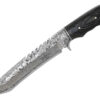 NOŽ BSH ADVENTURE WOLF FANG – 30,5 CM, 440 JEKLO, DAMASCUS VZOREC IN ŽAGA