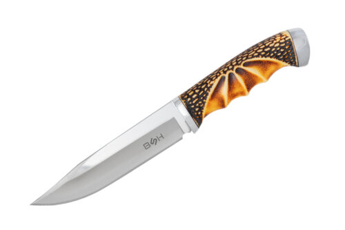 LOVSKI NOŽ BSH ADVENTURE BLAZE – 27,7 CM, 440 JEKLO IN ORANŽNO-ČRN ROČAJ