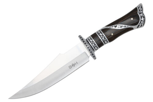 LOVSKI NOŽ BSH ADVENTURE HERITAGE – 32 CM, 440 JEKLO IN DEKORATIVNI LESEN ROČAJ