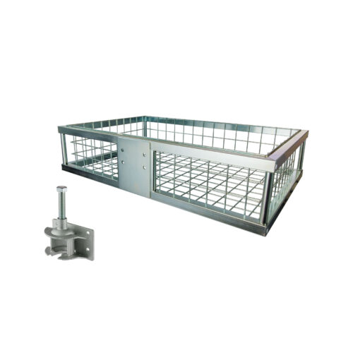 GALVANIZIRAN ZADNJI NOSILEC EUROHUNT 890 × 585 × 200 MM – ZA VLEČNO KLJUKO
