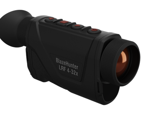 TERMOVIZIJSKI MONOKULAR ATN BLAZEHUNTER 335 LRF – 384 × 288, 35 MM, 4–32×, Z LASERSKIM DALJINOMEROM