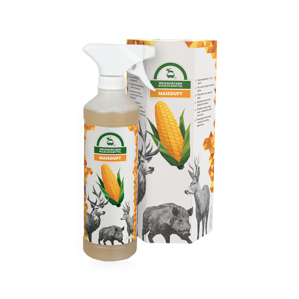 SPREJ Z VONJEM KORUZE EUROHUNT 500 ML – ZA JELENJAD, SRNJAD IN DIVJE PRAŠIČE - slika 3