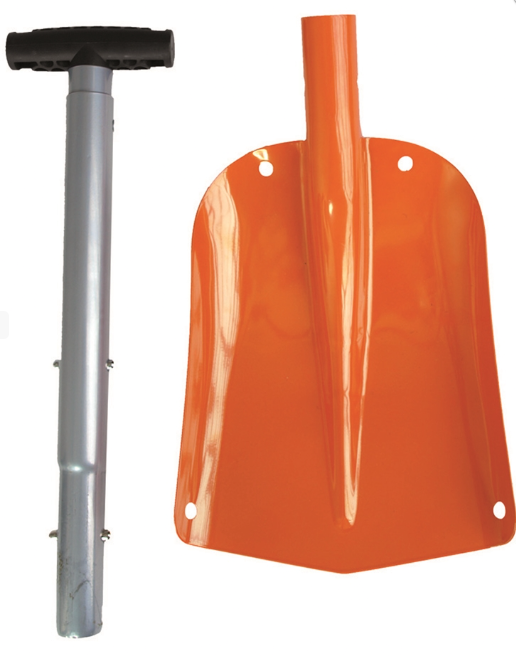 ZLOŽLJIVA LOPATA ZA SNEG IN PESEK MIL-TEC – ALUMINIJ, 82 CM IN TRANSPORTNI ETUI