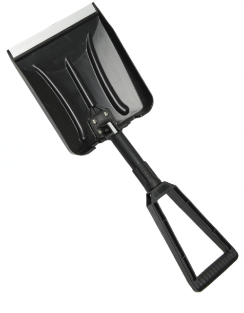 ZLOŽLJIVA LOPATA ZA SNEG MIL-TEC ABS BLACK – 67 CM, ALUMINIJAST ROB