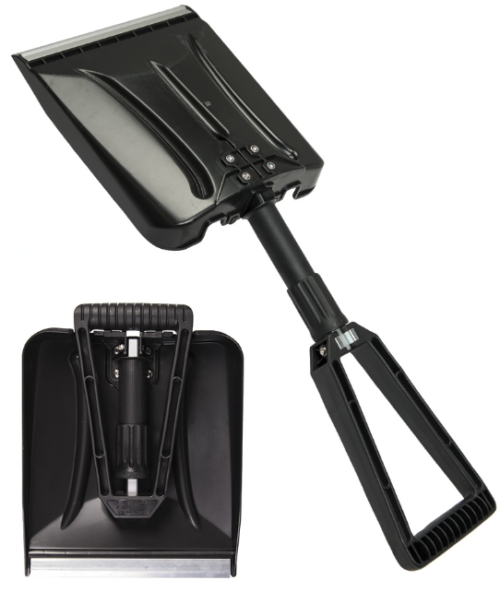 Alternative view of ZLOŽLJIVA LOPATA ZA SNEG MIL-TEC ABS BLACK – 67 CM, ALUMINIJAST ROB